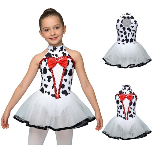 Mädchen dalmatiner tanzkleid - mädchen,