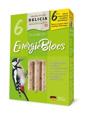 Delicia Pick-Me-Up Energiebloc 6 St, Wildvogelfutter, Vogelfutter, Futter, Vögel