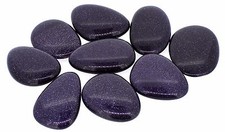 Blaufluss Handschmeichler flach in Freeform, Edelstein (Daumenstein)