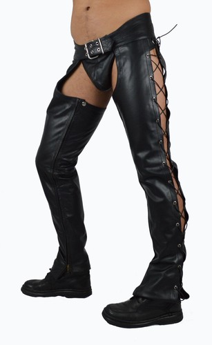 Awanstar lederchaps mit - lederchaps,
