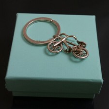 Authentischer Tiffany & Co. Schlüsselanhänger Fahrrad Vintage Sterlingsilber ...