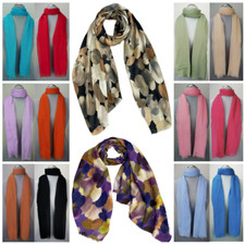 Seide Damen Schal offen