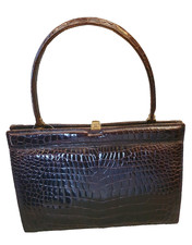 60er 70er Handtasche Braun