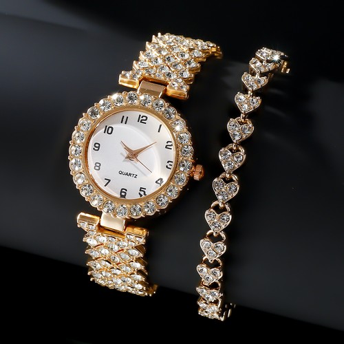 Stück damen armbanduhr set - 2,
