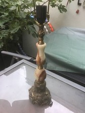 Lampenfuss für Tiffanylampe, messingfarben, Metallguss (TIF1)