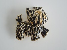 Brosche hund email modeschmuck - brosche,