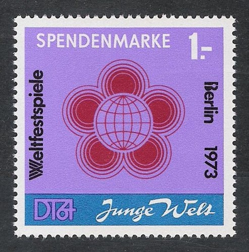Ddr spendenmarke mit - ddr, 2