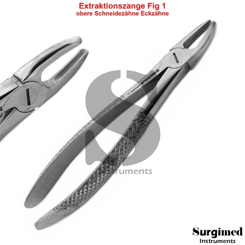 Extraktionzange fig obere - extraktionzange, 1