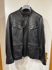 Belstaff Lederjacke Denesmere/Gangster Gr. IT 56 Schwarz ! Wie neu! Sehr edel