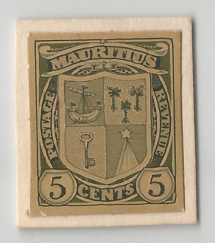Mauritius 1908 ungezähnt - mauritius,, 5c