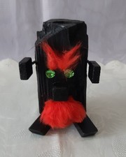 Räuchermännchen, "Fauch", Souvenir aus dem Meiler in Sosa, Kohle