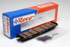 ROCO H0 46550 DB Ep. IV Samms Schwerlastwagen mit Rungen OVP ABD-2533-2