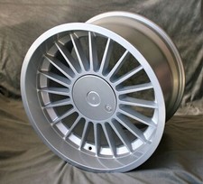 16 Zoll Felgen Alpina 8x16" 4x100 ET28 57,1 Silber BMW 3 E21 E30 HA
