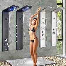 Duschpaneel Edelstahl