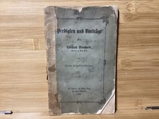 1865 PRedigten Und Vortrage