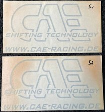 2x CAE Shifter Sticker(Bergrennen,Rallye,Slalom,Rennauto,Motorsport,Tuning)