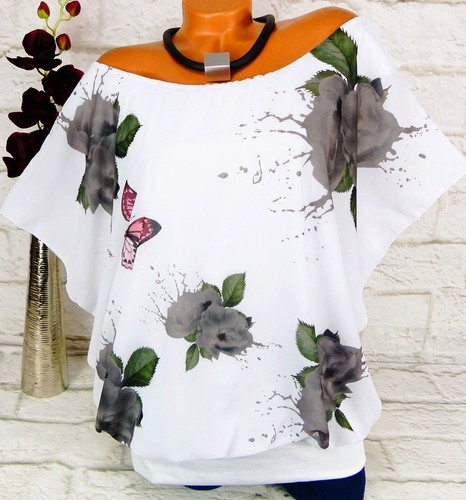 Bluse top tunika - tunika, lagenlook