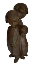 Skulptur Dreiergruppe Kinder, Achatit