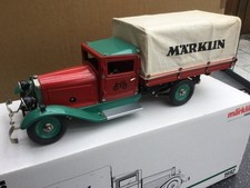 Märklin 1952 - LKW Planwagen,  Blechspielzeug mit Aufziehwerk 