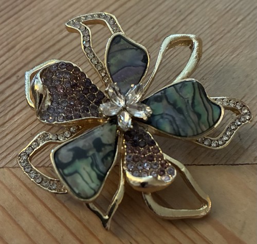 Brosche blume - brosche,