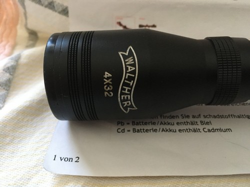 Walther 4x32 zielfernrohr - walther,