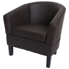 Lounge-Sessel HWC-O17, Sessel Clubsessel Cocktailsessel, Kunstleder