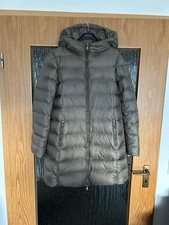 Hallhuber Damen Daunenmantel m. Kapuze, Gr. 36, Khaki, gebraucht