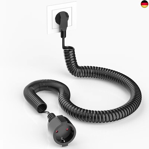 Schutzkontakt-Spiralverlänger
