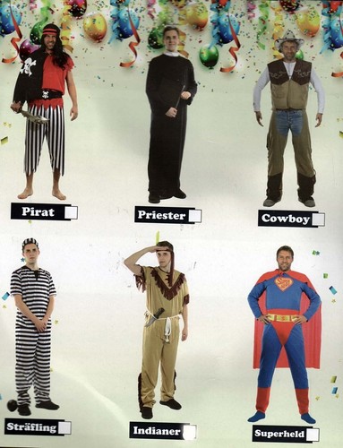 Herren karneval kostüme - herren,