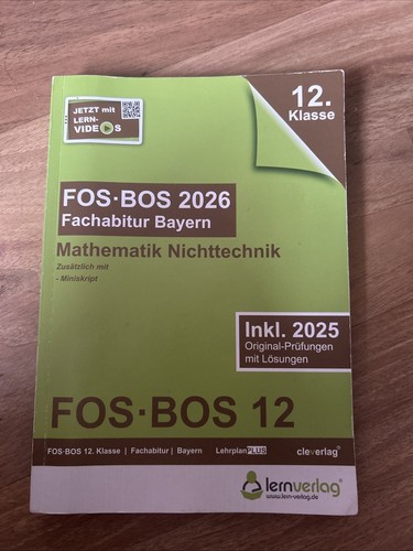 Lernverlag fos bos 2026 abitur - fos-bos,