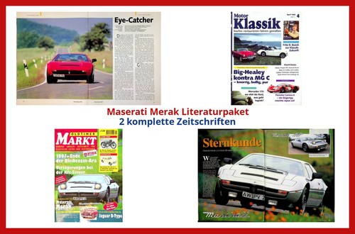 Maserati merak literaturpaket - maserati,