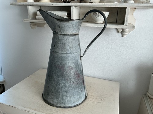 Alter zink krug kanne - alter, shabby