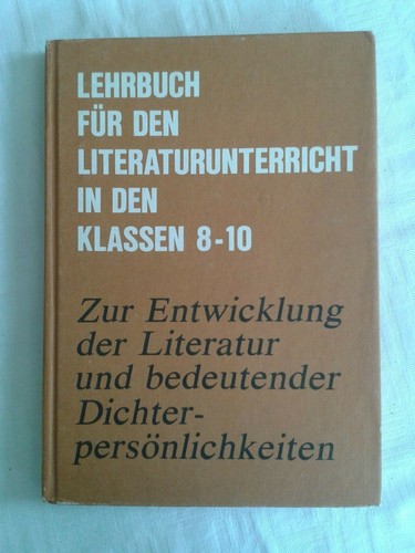 Literaturunterricht klasse - klasse, 8