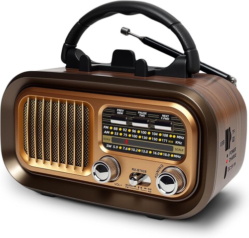 Retro radio mit bluetooth - mit,