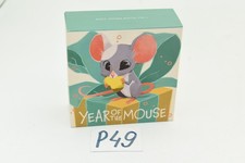 Top Münze Tuvalu 50 Cents 2020 Jahr der Maus    + Box/BPZ  PP Silber 0,5 oz P49