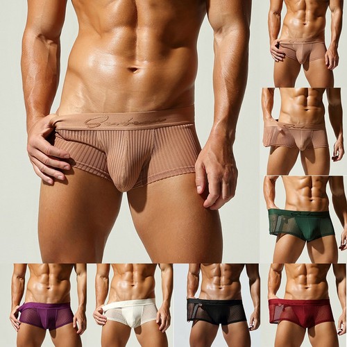 Men mesh translucent solid - men,