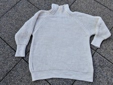 Dicker Strickpullover ITALY Mode, BEIGE neu Ohne ETIKETT 38, 40, 42, 44