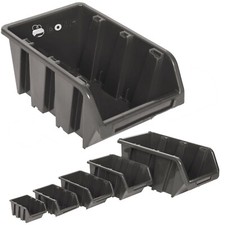 Stapelboxen schwarz 5 Größen