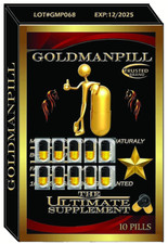 10 PACK STAR LABLE GOLDEN/MAN