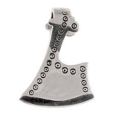 925 Silber Replik Wikinger Axt Fund Ultana/Uppsala Kreisaugen Axtamulett Band