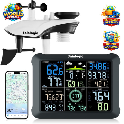 Wetterstation wlan 1 mit - 14-in-1,