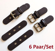 6 Paar Verschlussschnallen aus