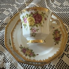 Winterling Marktleuthen Bavaria Sammelgedeck Sammeltasse Mokka Porzellan Rose