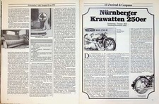 Motor Klassik 01/1986 Triumph BDG 250 mit 11PS in einer seltenen Vorstellung auf