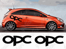 2x 77 cm OPC Aufkleber für Opel Corsa Astra Zafira Sticker Tuning Auto Seite