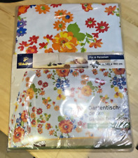 Tischdecke abwaschbar Blumen