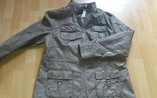 Canda Lederimitatjacke * Jacke schlammfarbend * Gr. 46 * 