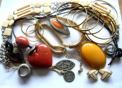 Kleine sammlung alter schmuck - kleine,