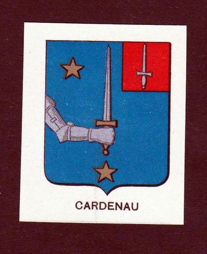 1880 cardenau wappen - cardenau,