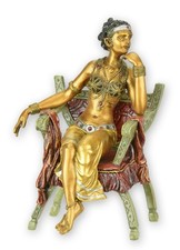 Bronzeskulptur Bauchtänzerin